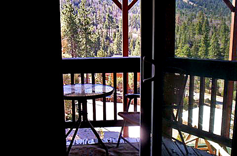 Big Bear cabin 32 deck